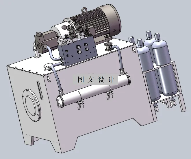 N4760-圆锥破碎机液压系统设计【含SW三维图】