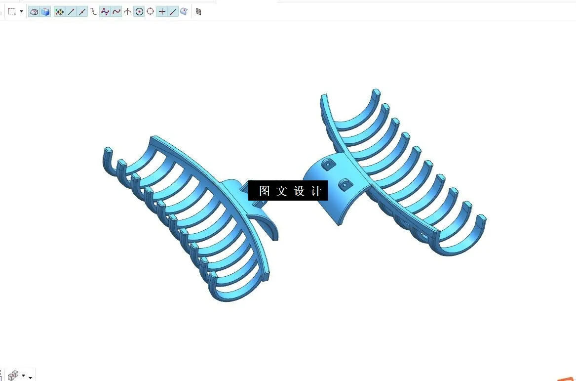 N6078-塑料发夹注塑模具设计-含模流【含UG三维图】