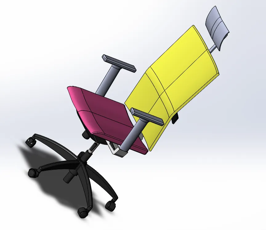 Z2117-人体工学办公椅的创新设计[含SW三维图]