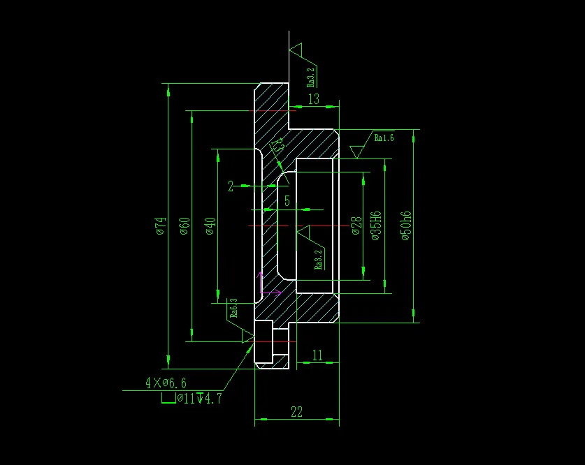 N6235-衬盖零件机械加工工艺规程设计