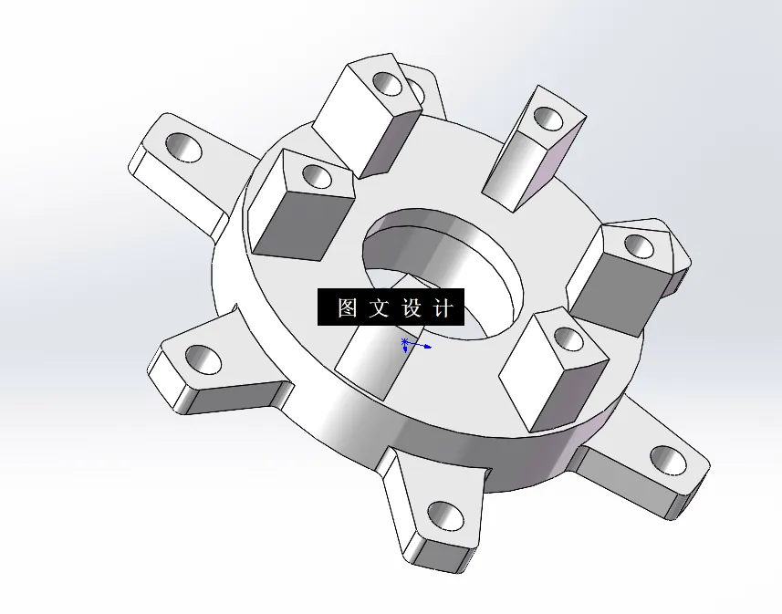 N6517-前轮毂侧盖加工工艺及铣端面槽夹具设计【含SW三维图】