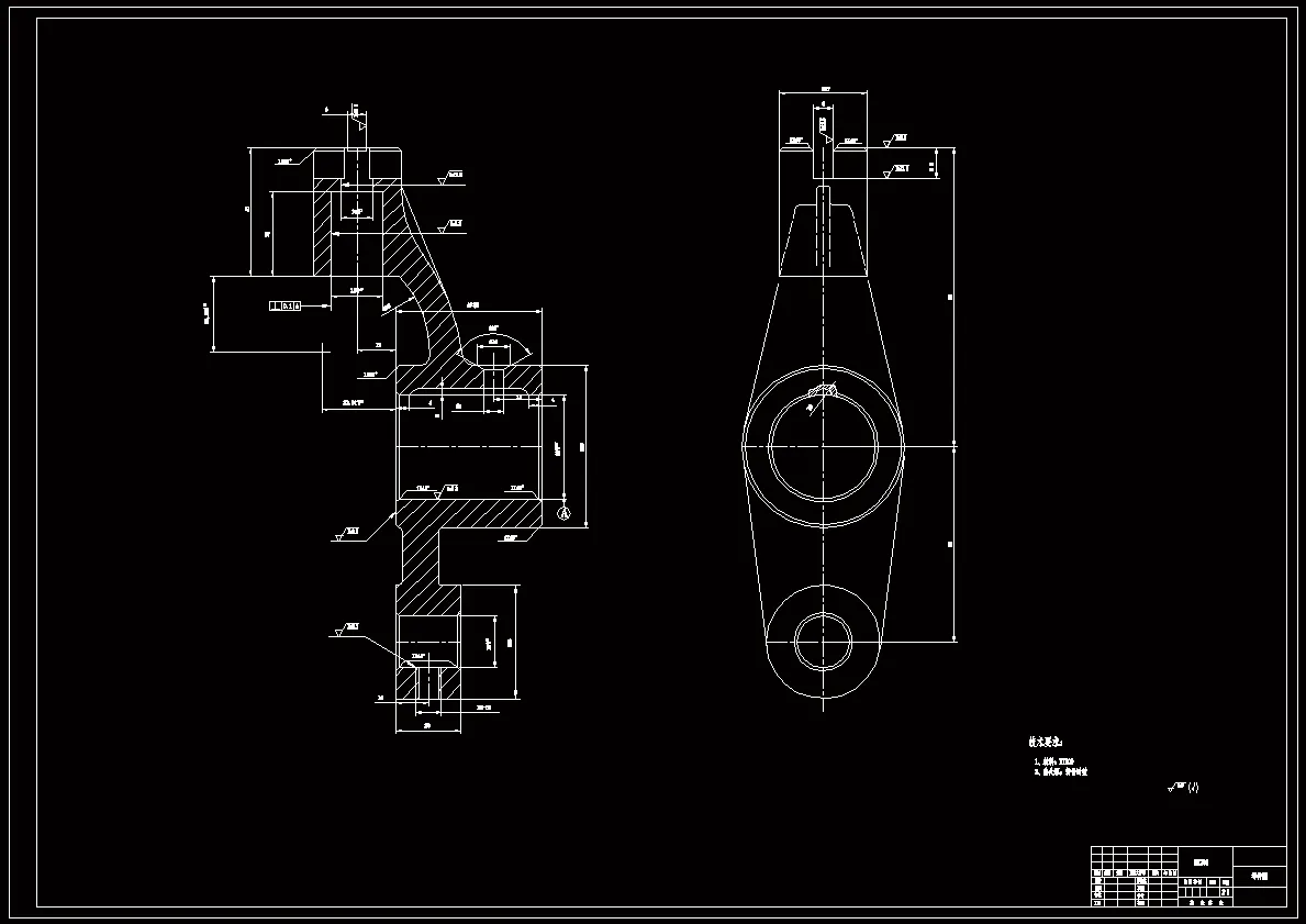 N6580-推动架工艺及同时钻32和16孔夹具设计