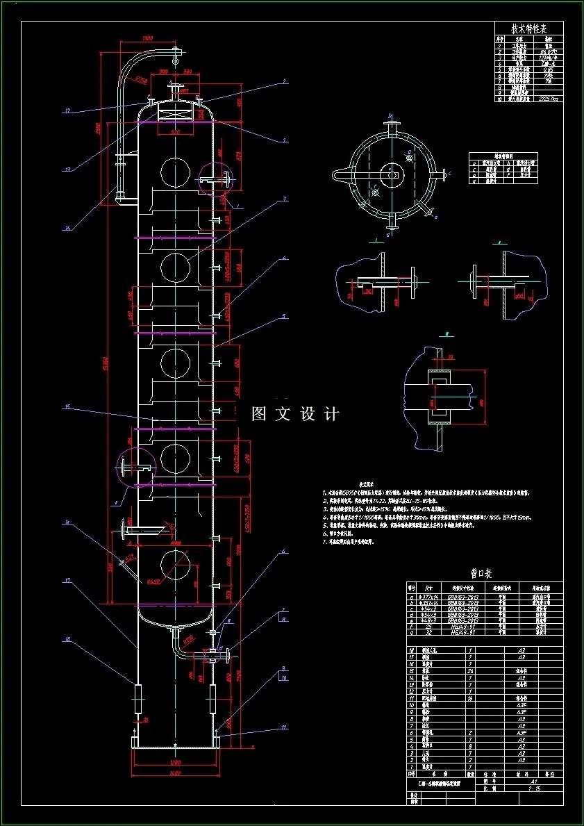 N6603-筛板精馏塔设计