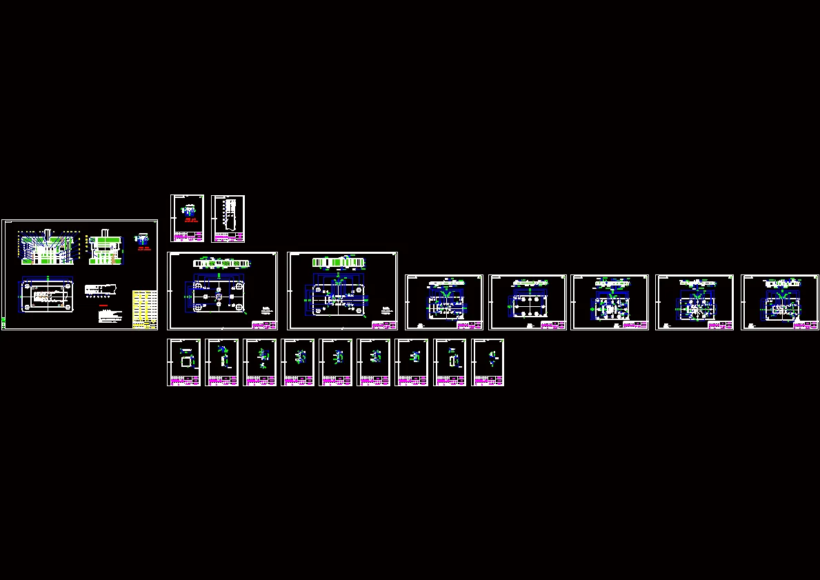 20张模具零件图