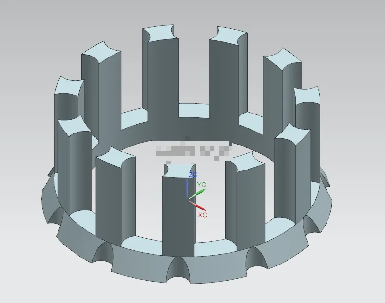 N6616-卡圈注塑模具设计【含UG三维图】