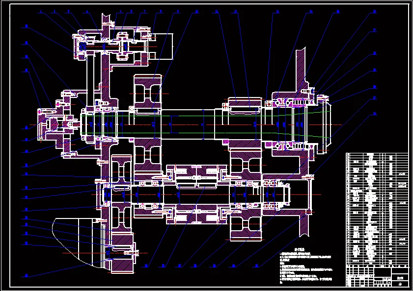 N6626-CA6140机床主轴传动设计
