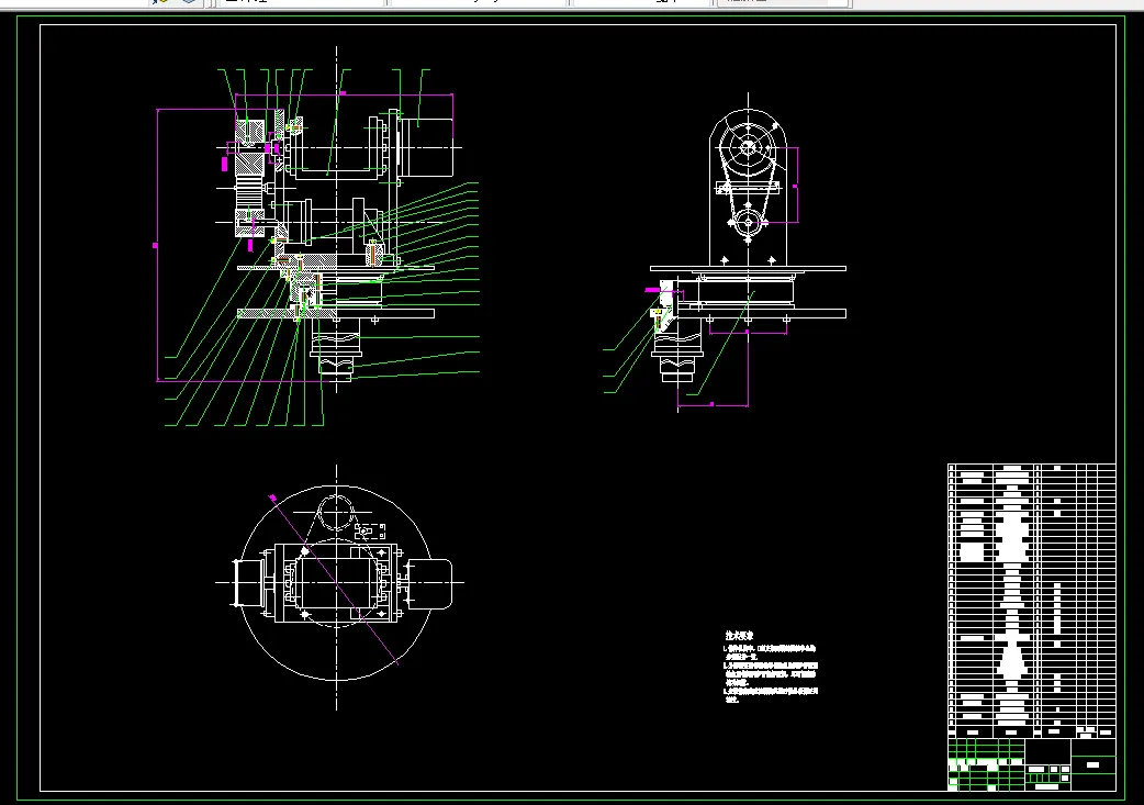 Z2153-双轴旋转云台机械及PLC控制设计