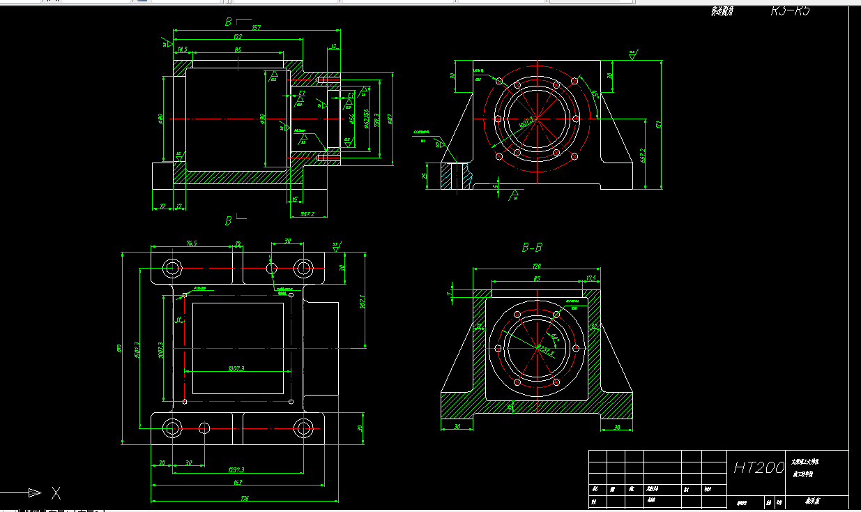 KS815B-轴承座加工工艺及铣底面夹具设计