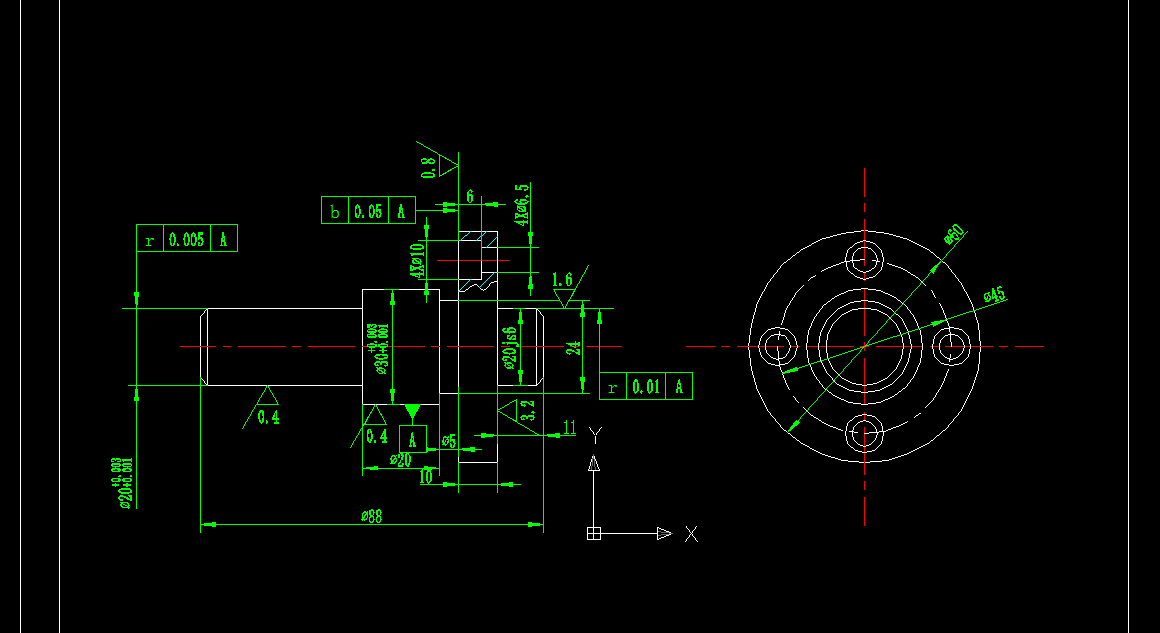 L887-心轴加工工艺及钻惚4-φ10孔夹具设计