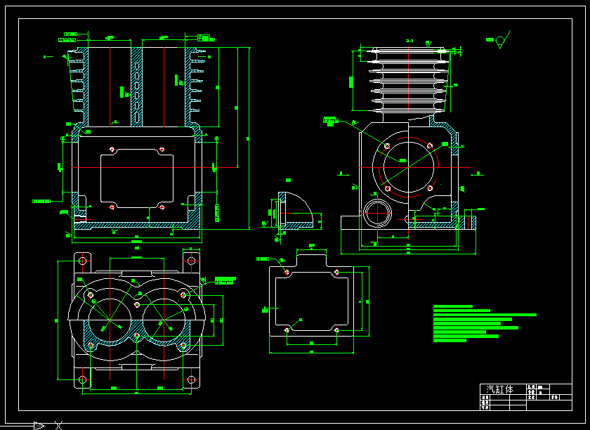 A0081-汽缸体左右端面钻孔组合机床设计