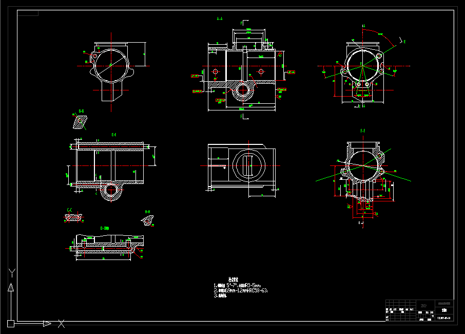 A0147-凿岩机缸体加工工艺及夹具设计[2套夹具毕设版]
