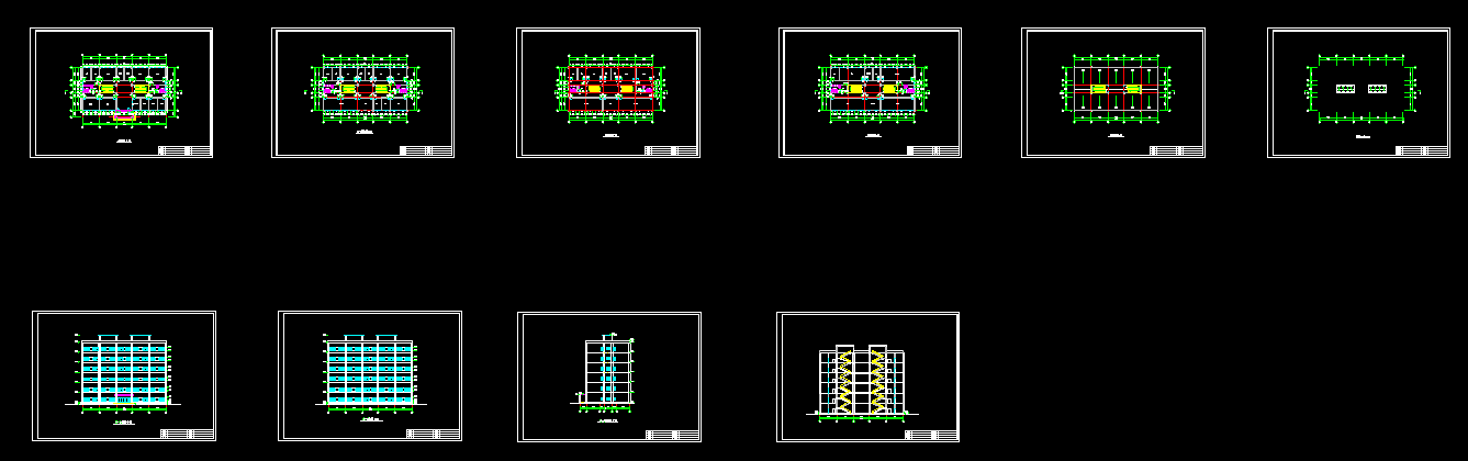 A0196-钢筋混凝土框架结构某办公楼结构设计-六层5000平米