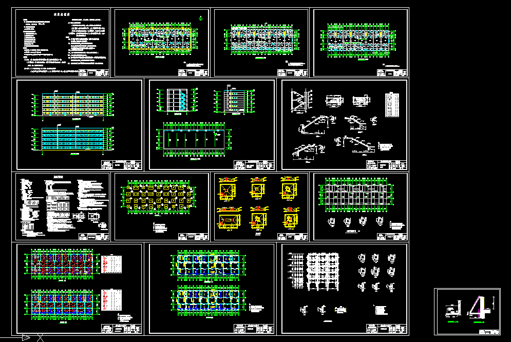 A0200-青岛市德馨小区住宅楼设计-五层3670平米