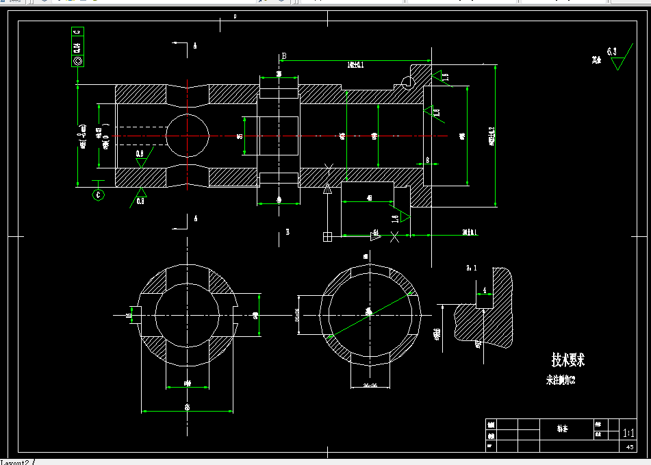 L882-轴套加工工艺及插削36×36方孔夹具设计