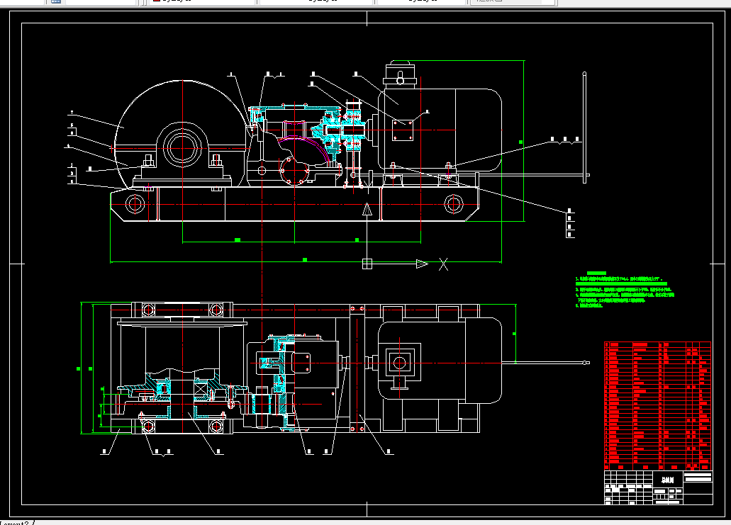 A271-JMB-380慢速绞车设计