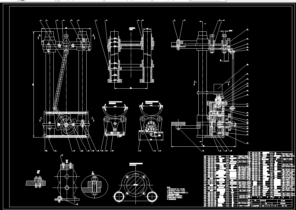 A312-爬杆作业机器人设计[含单片机控制]