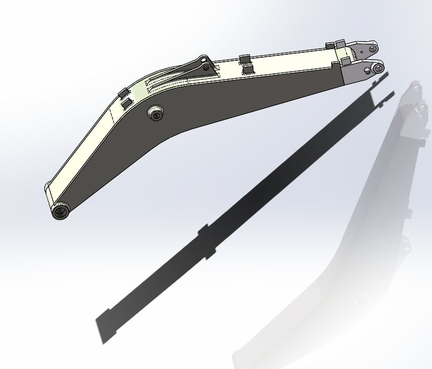 A368-挖掘机动臂焊接工艺分析设计[含SW三维图]