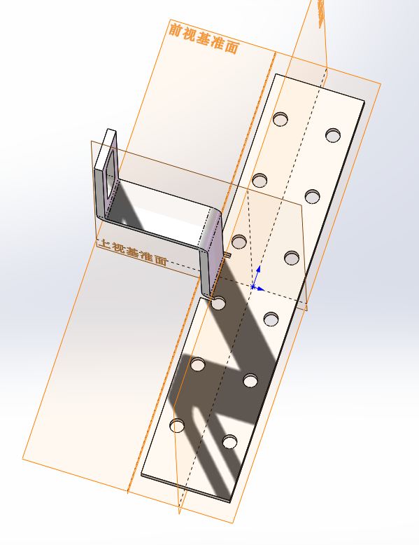 A370-监控器吊支架冲压模具设计[含SW三维图]