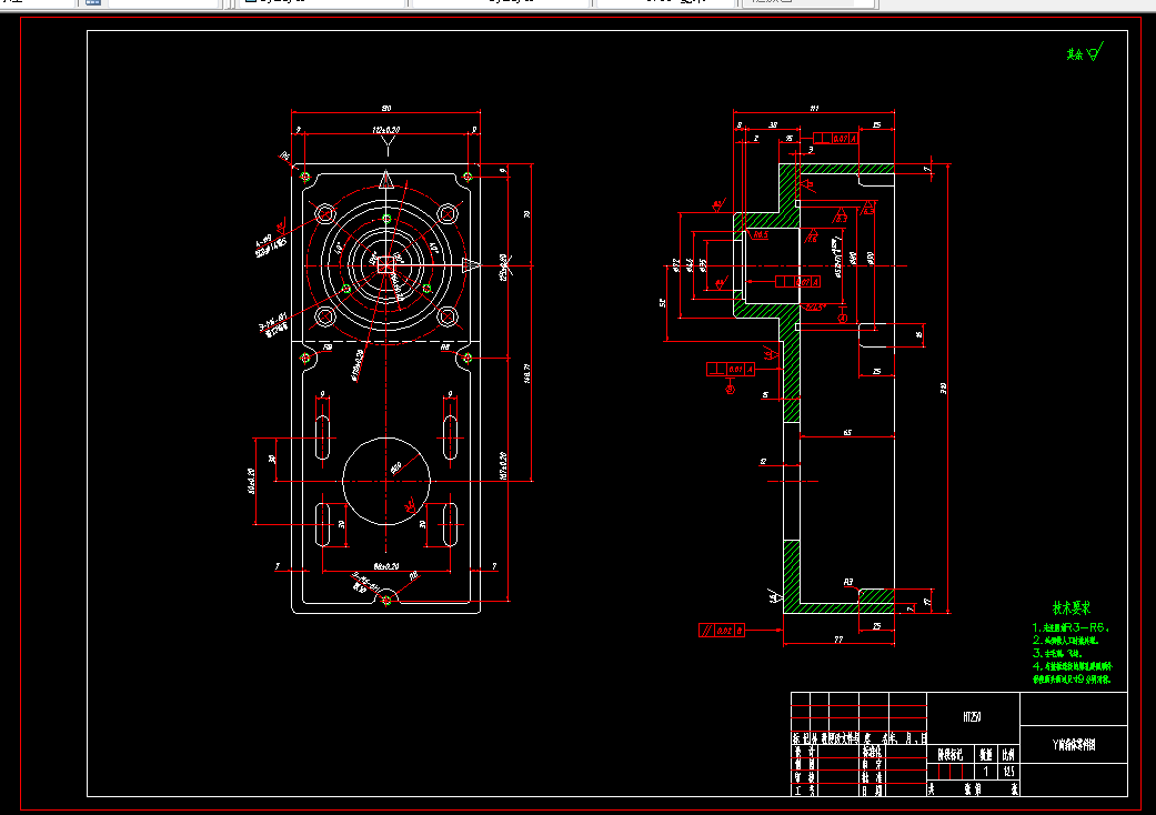 A375-Y向箱体机械加工规程及编程