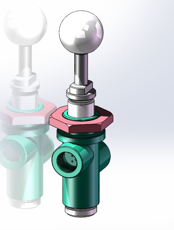 A380-手动气阀机械加工工艺规程及编程[四件套含SW三维图]