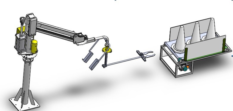 A422-路锥自动装车摆放装置的设计[含SW三维图]