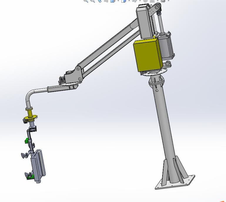 A424-轿车车门装配机械手的设计[含SW三维图]