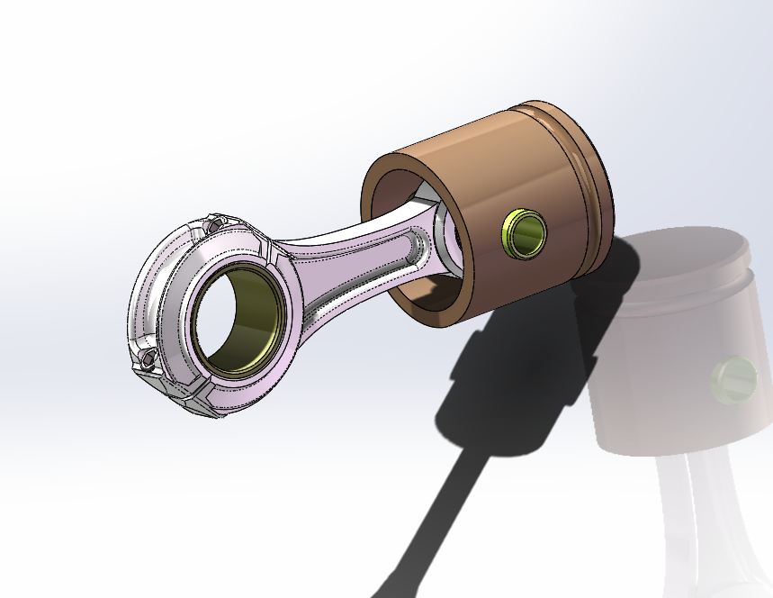 A437-195柴油发动机组活塞连杆组的设计[含SW三维图]