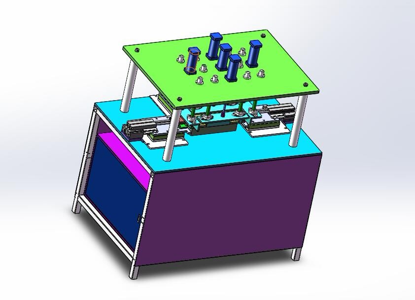 A471-新型散热器叠压机的设计[含SW三维图]