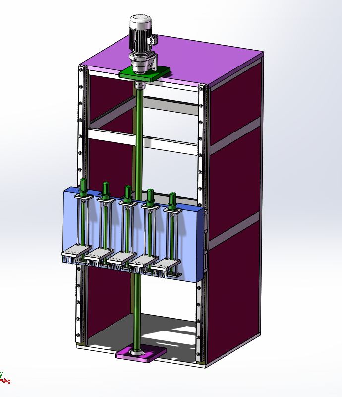 A487-钢管螺旋式无损探伤系统设计[含SW三维图]