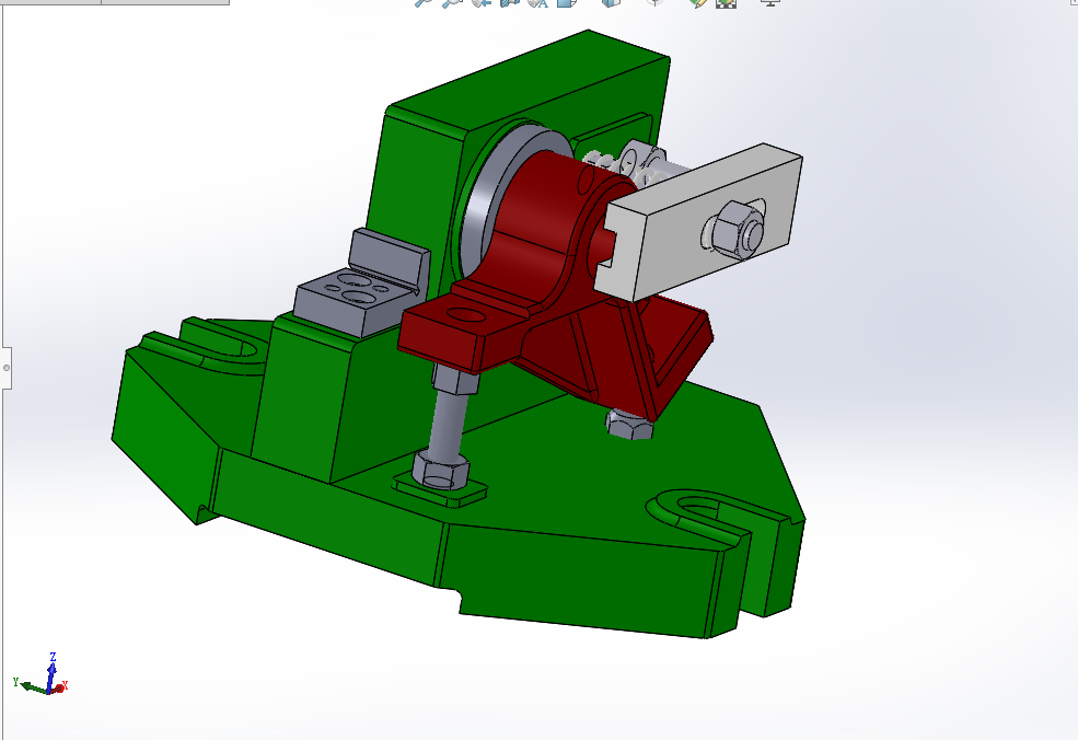 I004B-CA6140车床杠杆[831009]工艺及铣30×30面夹具设计[含SW三维图]