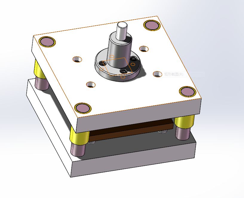 A517-减震冲压零件模具设计[含SW三维图]