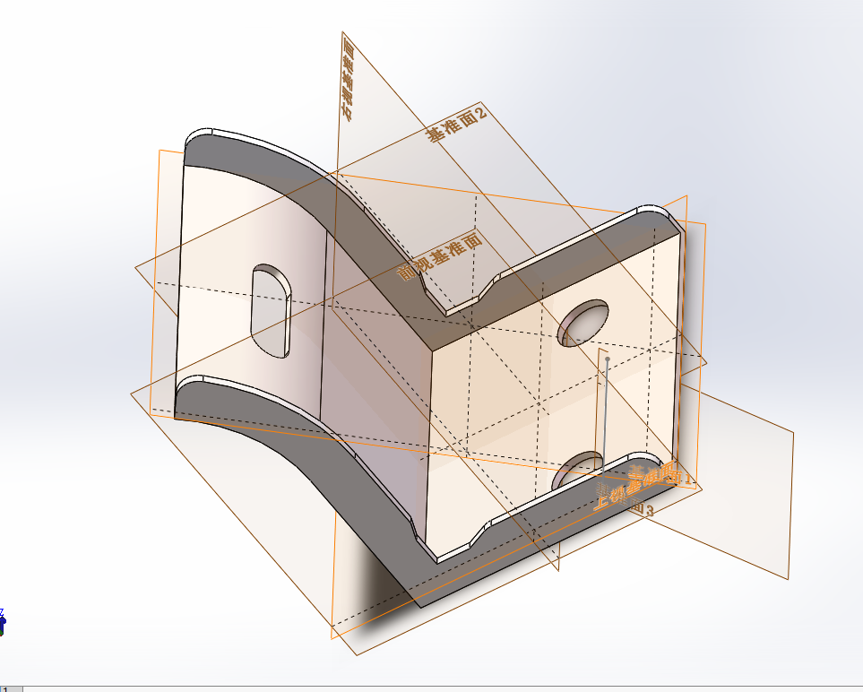 A519-收放机架安装支架冲压模具设计[含SW三维图]