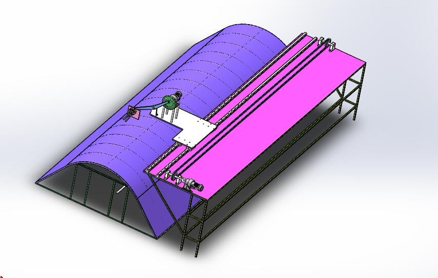 A524-温室大棚除雪装置的设计[含SW三维图]