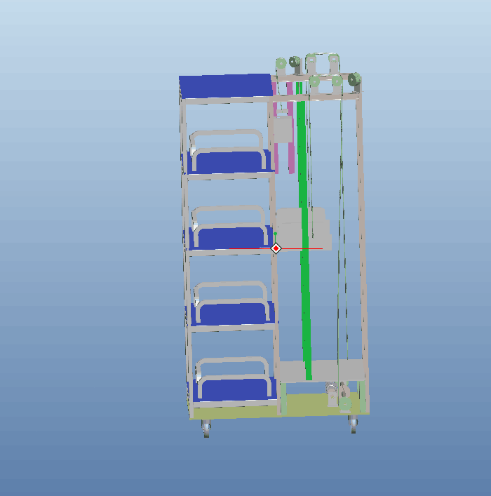 A527-垂直可移动型车库提升装置设计[含Proe三维图]