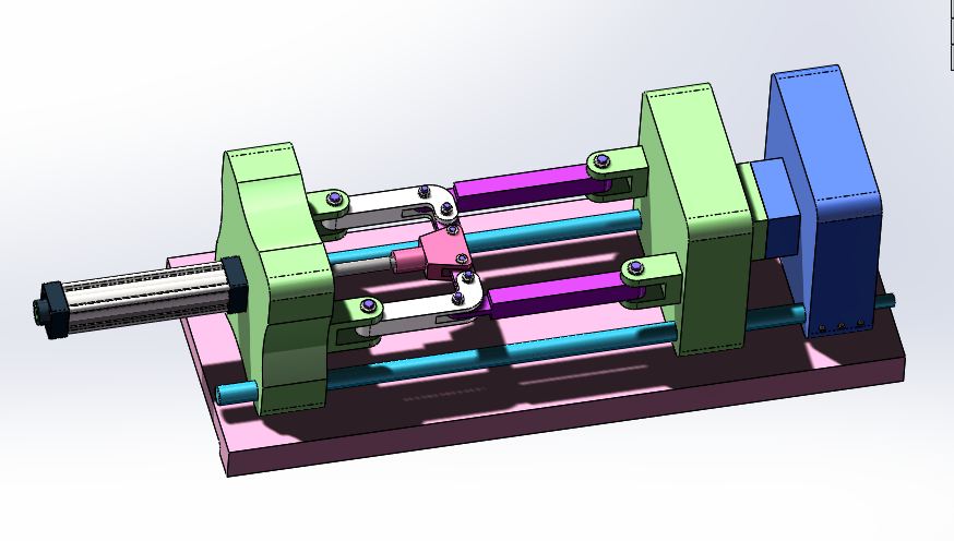 A577-中型注塑机锁模装置结构设计[含SW三维图]