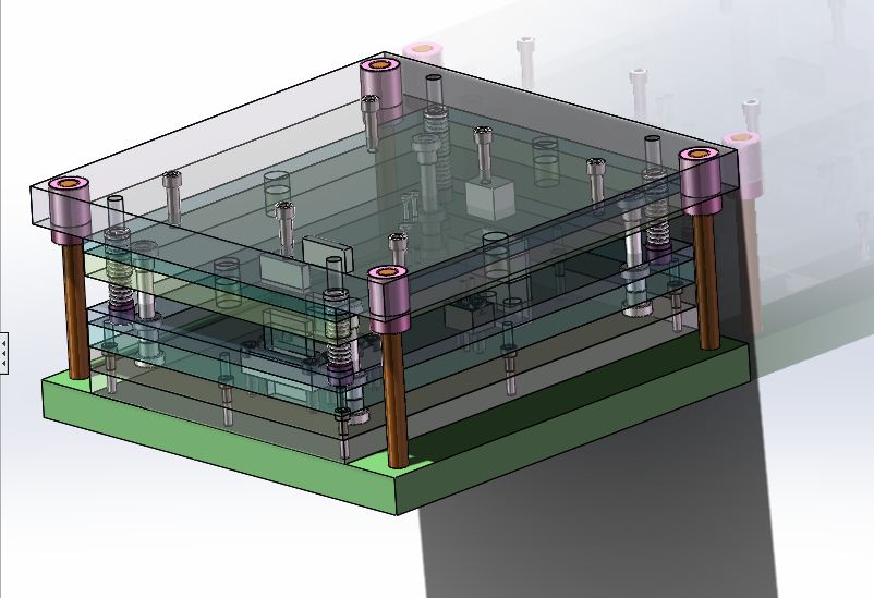 A587-支撑板冷冲模的设计[含SW三维图]