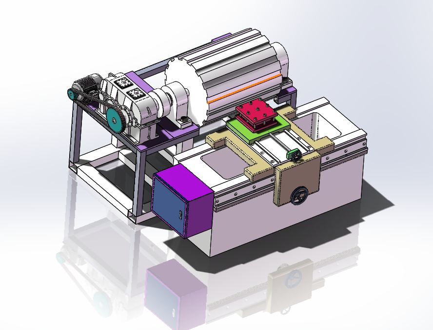 A588-长齿条加工专用车床设计[含SW三维图]
