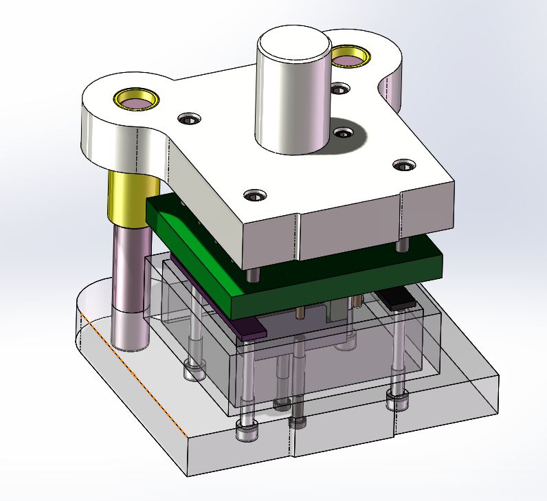 A625-Z形件弯曲模的设计[含SW三维图]