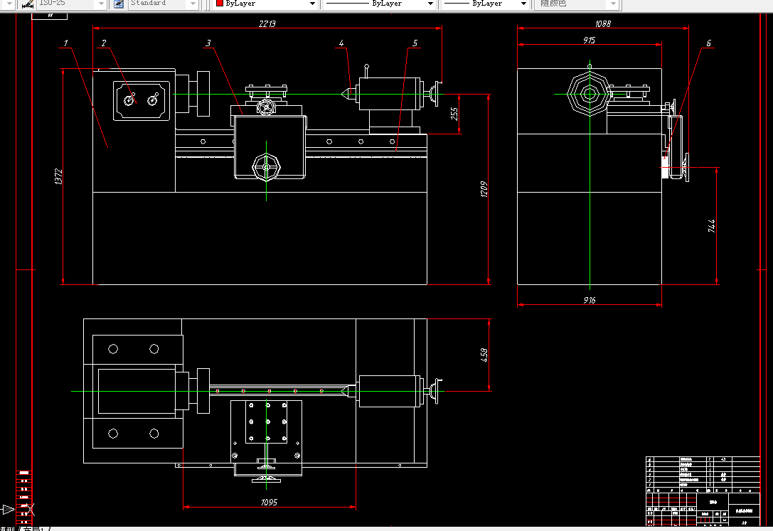 A633-车床多级齿轮主传动系统设计