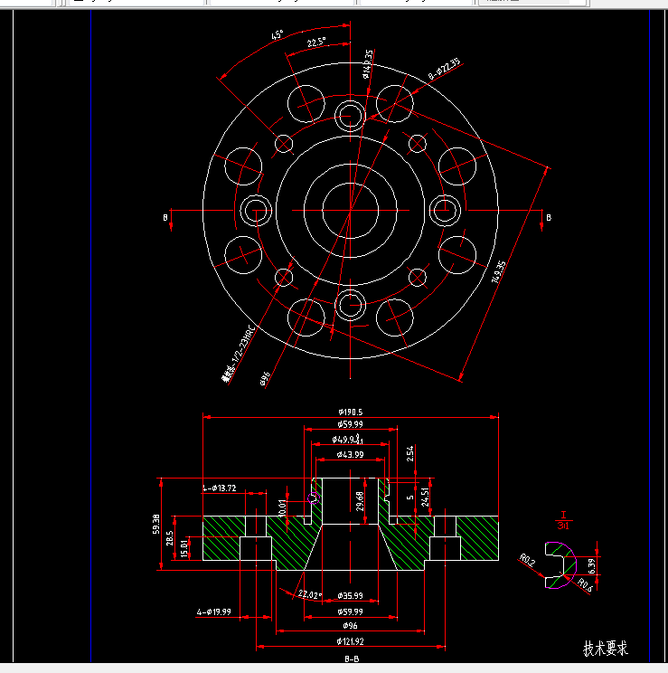 A637-法兰零件加工工艺及车外圆夹具设计