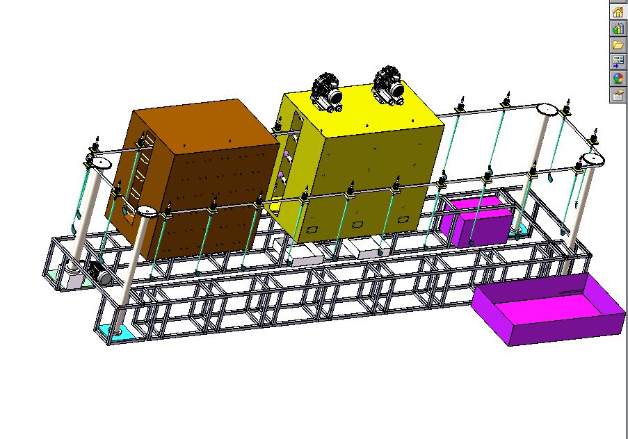 A652-高尔夫球杆喷漆烘干生产线设计[含SW三维图]