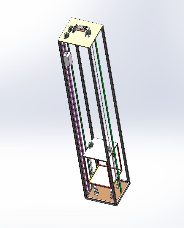 A655-电梯缓冲器落锤实验装置设计[含SW三维图]