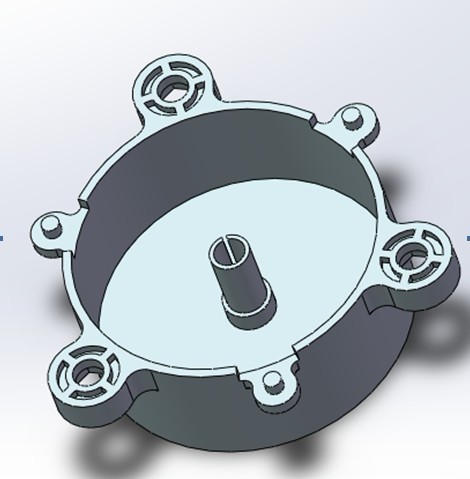 A661-电动机端盖注塑模具设计[含SW三维图]