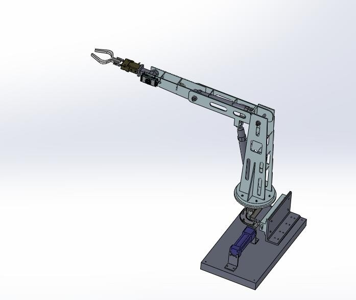A664-多工位专用CA18机床机械手的设计[含SW三维图]