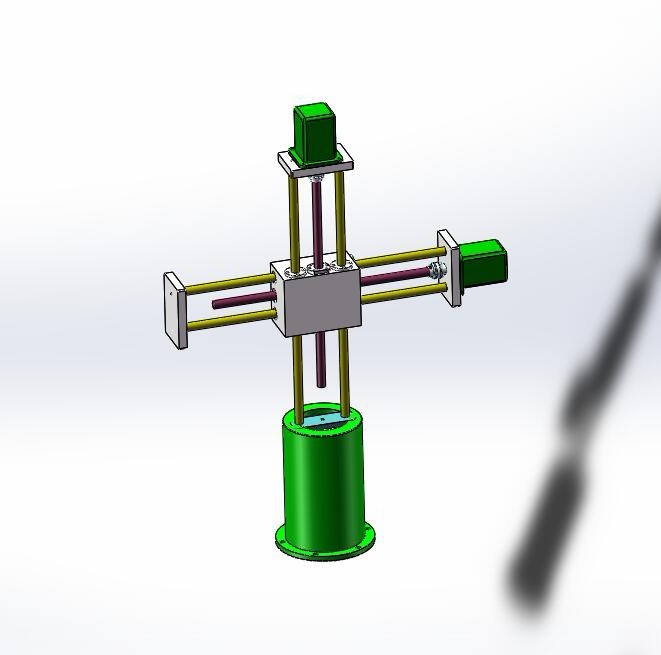 A688-基于PLC三自由度机械手控制系统的设计[含SW三维图]