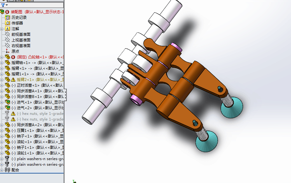 A692-基于本田可变配气相位凸轮配气结构设计[含SW三维图]