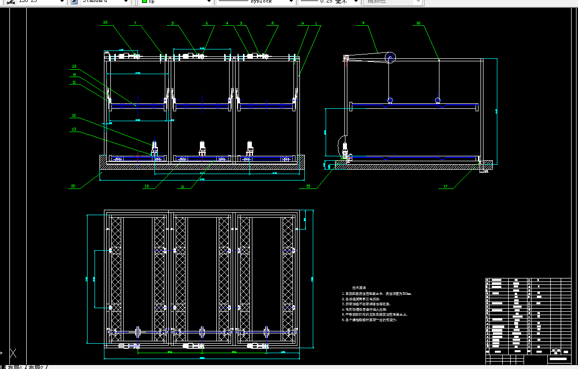 A699-机械立体停车库设计