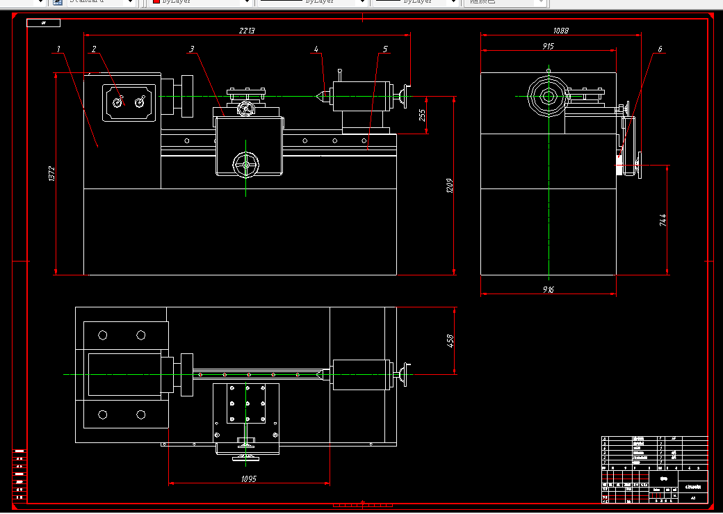 A745-普通车床CA6140主传动机构设计