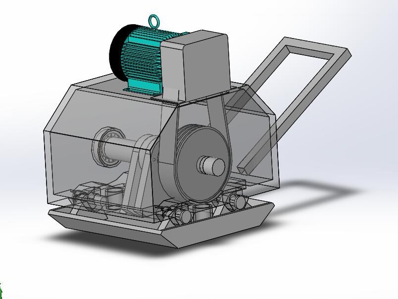 A826-电动式振动平板夯的结构设计[含SW三维图]