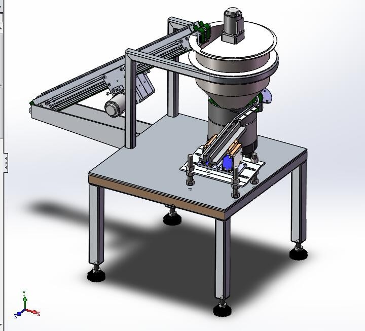 A839-铁钉整理机设计[含SW三维图]